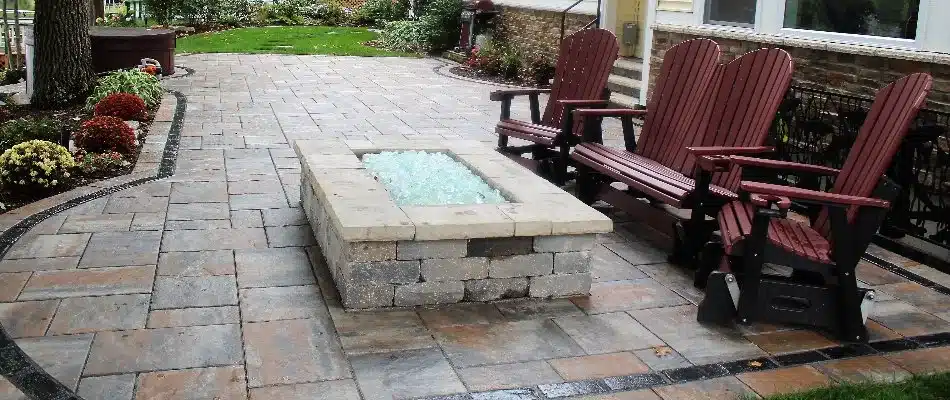 blog gas burning fire pit with seating
