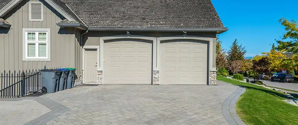 Custom paved driveway for a client in Muskegon, MI.